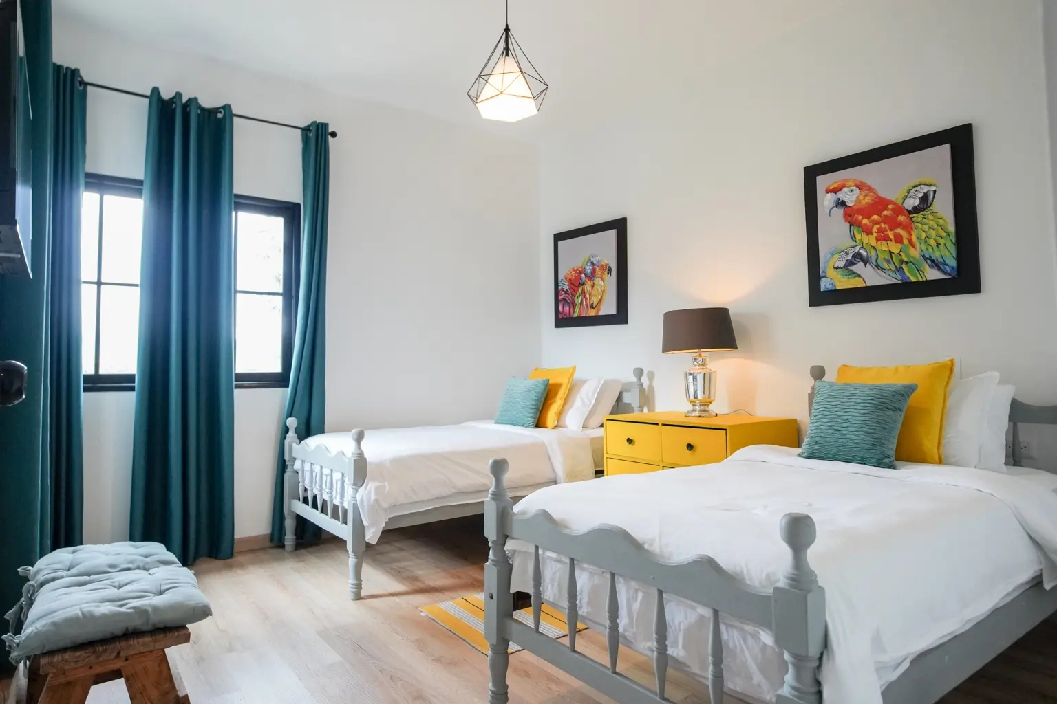 Habitación Acacia con dos camas individuales
